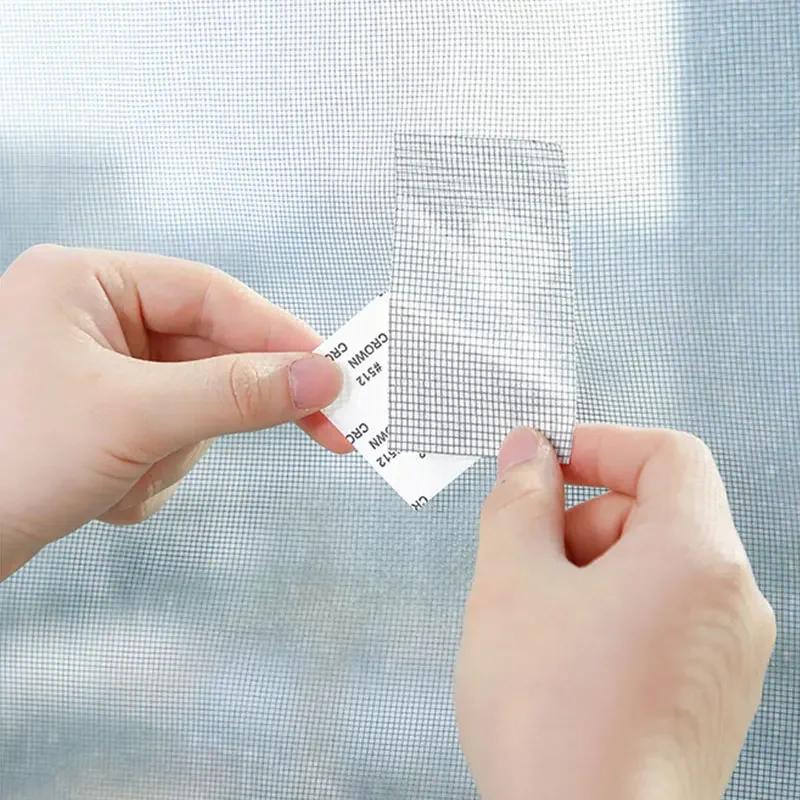 Window Screen Repair Tape Mosquito Net Self Adhesive Covering Mesh Tape Keep Mosquitoes out with Our Anti-Insect Mesh Patch