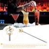 Stainless Steel Swizzle Stick Bar Kit Cocktail Drinking Stirrer Skewers Juice Muddler Long Handle Ice Spoon Multi