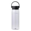 PEARL METAL Aqua Bottle, 830ml, Direct-Drink, Tritan Plastic, Shatter-Resistant, BPA-Free, Clear Gray, Fast Charger, HC-266