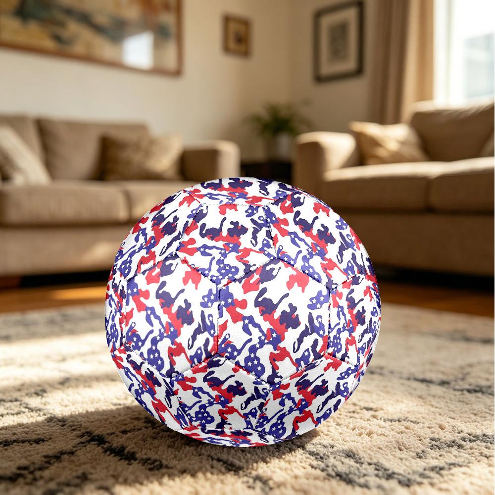 1pc American Camouflage Size 5 Soccer Ball Professional Match Training Football Durable Outdoor Sports Ball,q13