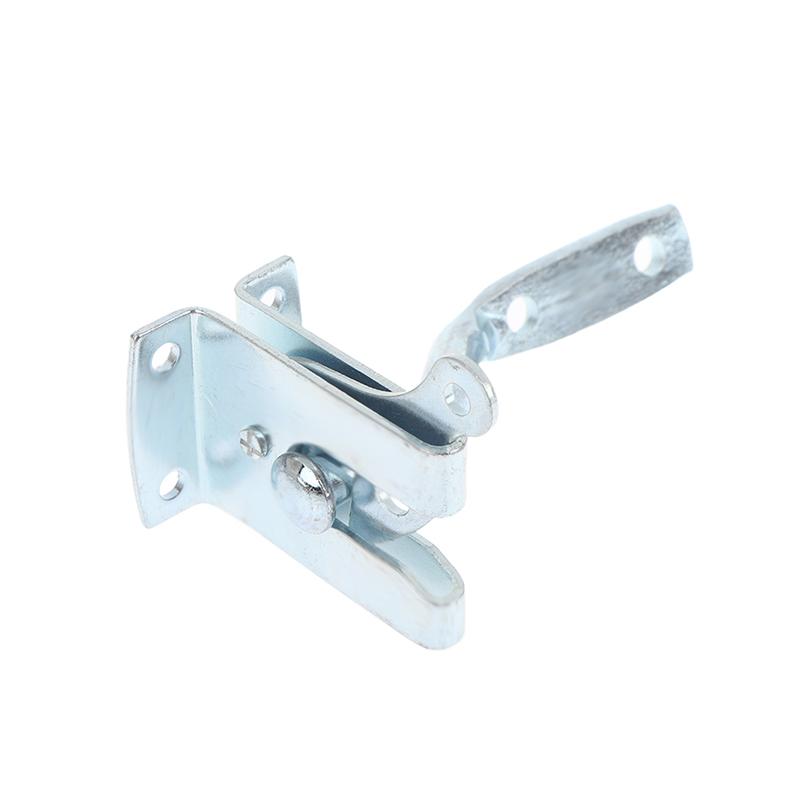 Self-Locking Gate Latch Carbon Steel Post Mounted Fence Gate Latch Heavy Duty Automatic Gravity Latch Self Locking Fence