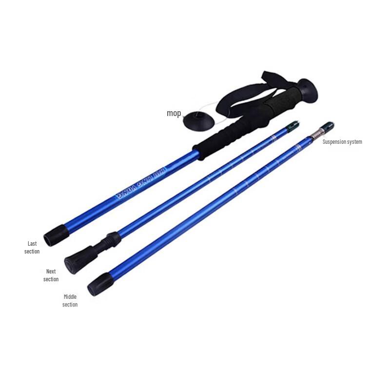 Ultralight Aluminum Telescopic Hiking Trekking Pole