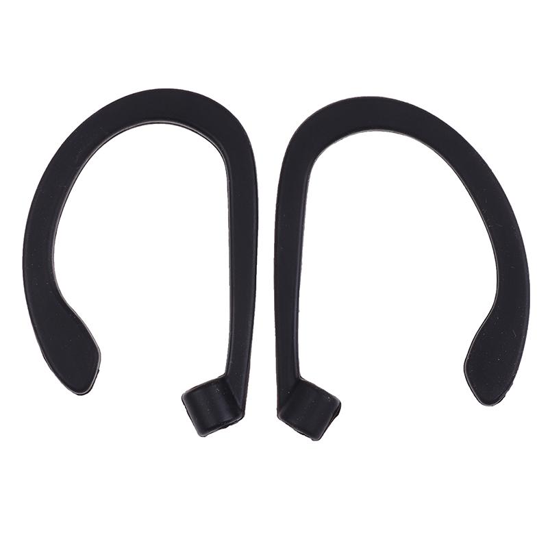 

2 пары высококачественных мини-антипадных Bluetooth-гарнитур с крючками для наушников, держателем для наушников чёрный