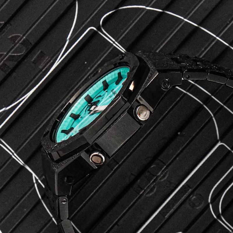 Casio Customized Watch Modified Series 200 Meters Waterproof, Luminous and Versatile, Quartz, , Same Style for Men and Wome HeiSeHuPo(QuanShuangHei)