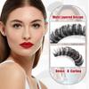 Man-Made Fiber False Eyelashes Russian Curl Curl Dd Curl Thick Simulated Eyelashes