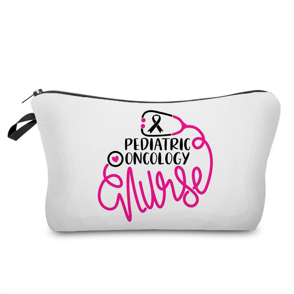 Women Nurse Print Cosmetic Bag Toiletries Organize Travel Storage Case 6863