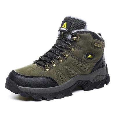 Winter High-top Couple Outdoor Hiking Hiking Shoes Fashionable Casual Warm Thick-soled Non-slip Single Shoes Men