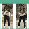 Pantaloni Cargo Uomo Primavera Autunno Casual Slim Fit Con Vita Coulissata Per Uso Quotidiano