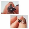1 Pair Fashion Lovely Cat Ear Studs Fashion Design Earrings 3 Colors Cat Ear Studs