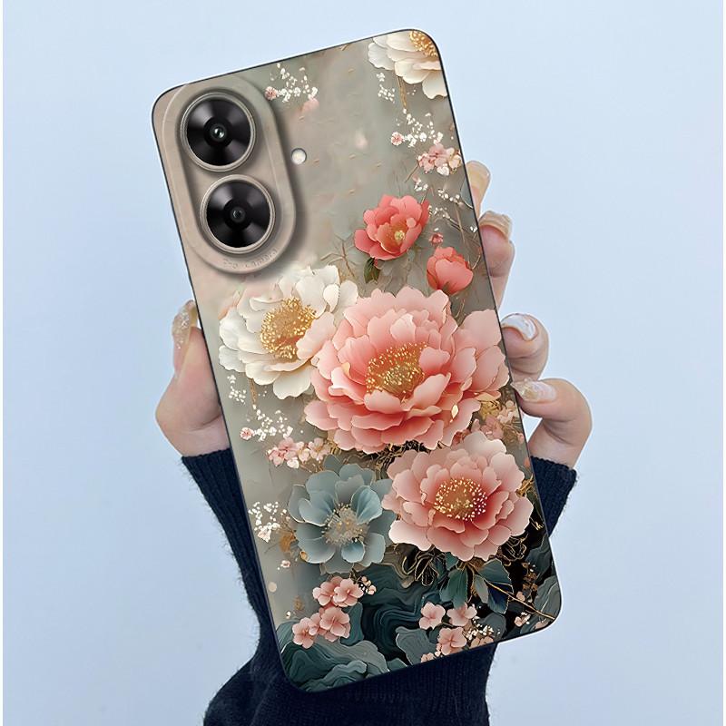 Phone Case for Realme Note 60 60X Narzo N61 Back Cover Matte Shell New design Soft Silicone Funda for Realme Note60 RMX3933 Case