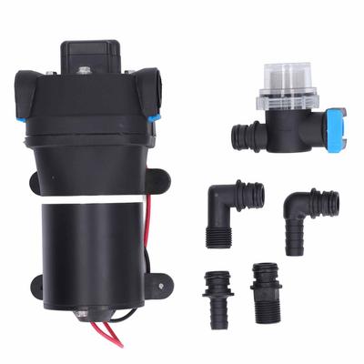 2,7 GPM 17 PSI Hochdruck-Wasserpumpe Selbstansaugende Pumpe Mikro-Luftmembranpumpe DC 12V 5A
