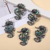Marine Animal Seashell Brooch Pin With Necklace Pendant For Women Summer Fashion Accessory
