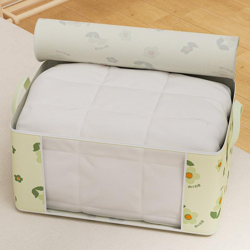 Large Capacity Clothing Organization Storage Bags Non-Woven Fabric Wardrobe Blanket Bedding Moisture-Proof Dustproof Container