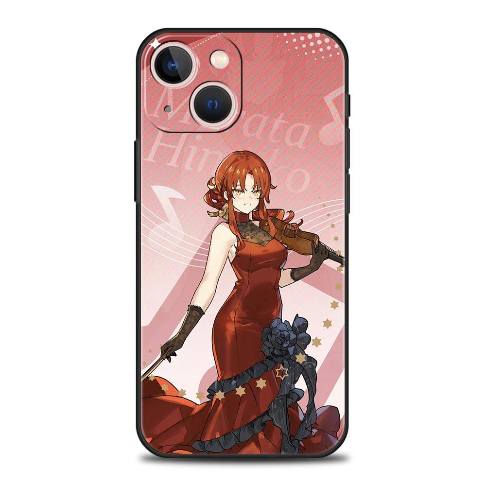 Custodia di Lusso Morbida per Telefono Honkai Impact 3rd Per iPhone 13 15 14 12 11 Pro MAX XR X SE XS 7 8 Plus Silicone Nero Copertura Protettiva