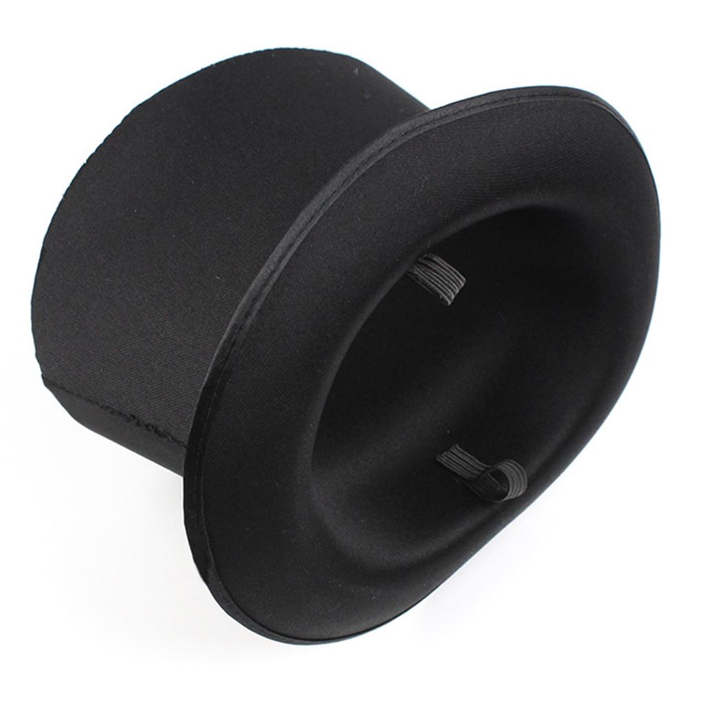 Elegant tryllekunstnerhatt topphatt pannebånd for unisex mote tilbehør stilig dame Panama-hatt detalj