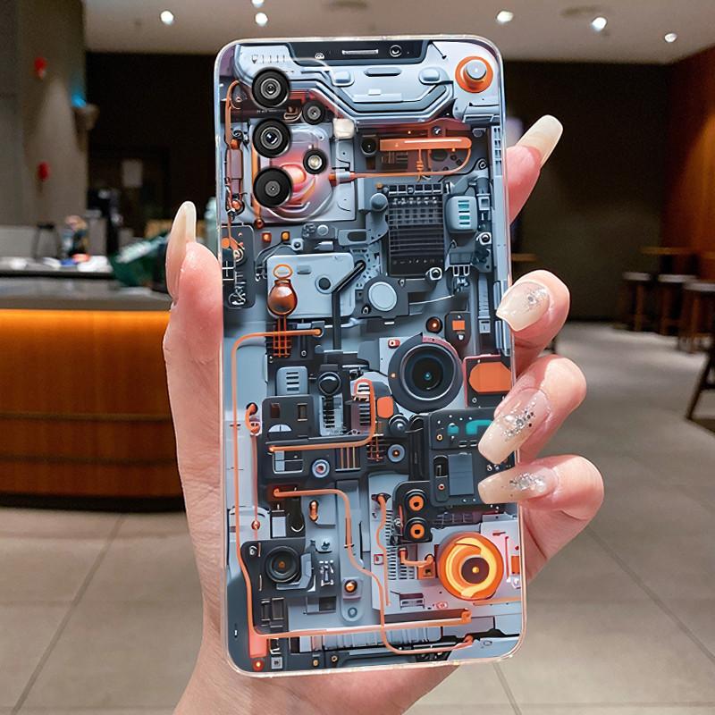 Casing For Samsung Galaxy A72 A52 A52S 4G 5G Phone Case Luxury Dragon Cute Cool Boys Girls Transparent Soft Silicone TPU Cover