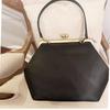 Luxury Design Clip Bag Fashion Largecapacity Frame Handbag Spacious Carryall Women Versatile Shoulder Vintage Shell Clutch Purse