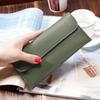 New Korean Japanese Style Women's Long Wallet - Large Capacity, Lychee Pattern, Coin Purse & Phone Holder.