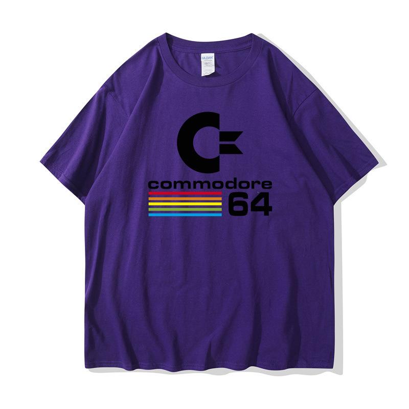 Spring and Summer's 2D Printed Round Neck Short Sleeved Men's and Women's T-shirts