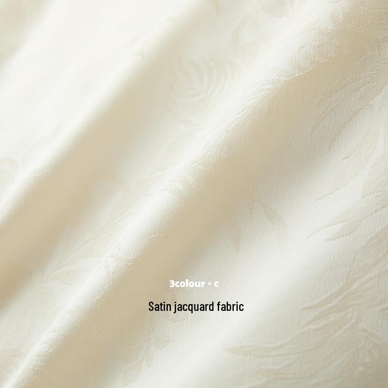 Sancai Yingyue Daosu Women's Loose 90% White Goose Down Short Jacket