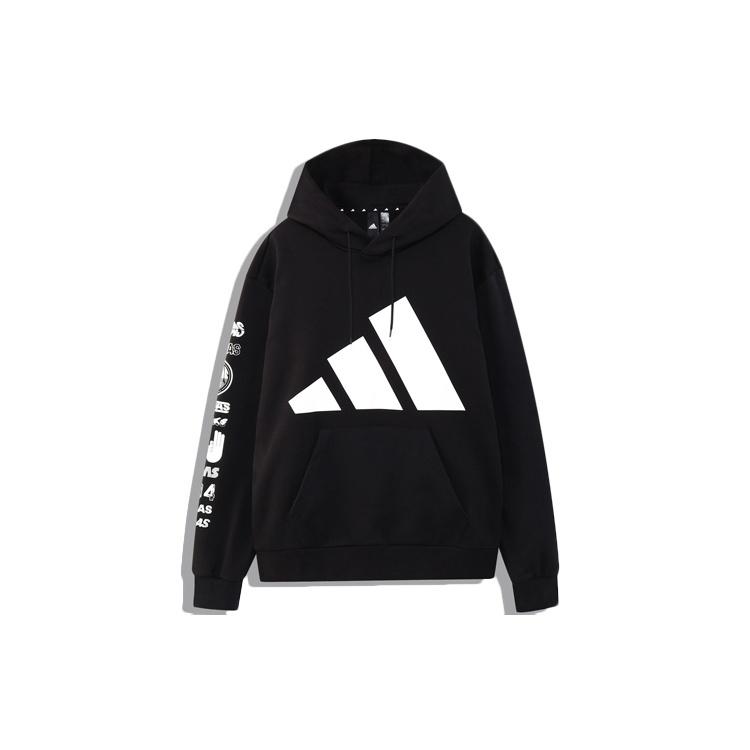 Men s adidas Athletics Pack Casual Sports Drawstring Pullover Black EA0370 M