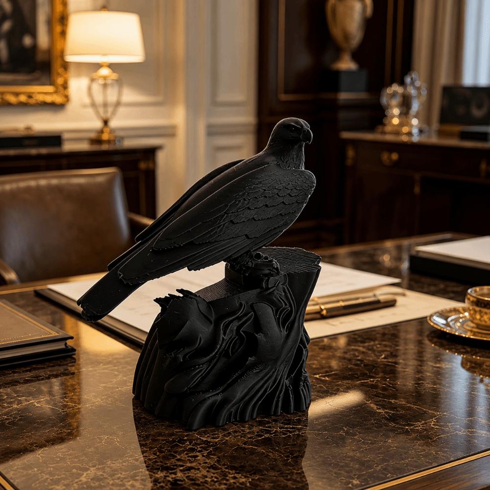 Gothic Style Simulation Crow Model Seagull Crow Ornaments Raven Prop Crow Statue Halloween Decor
