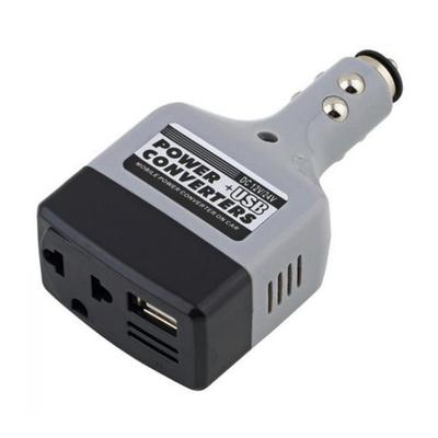 Taşınabilir DC 12V/24V - AC 220V USB Araç Güç Çevirici Dönüştürücü Şarj Adaptörü