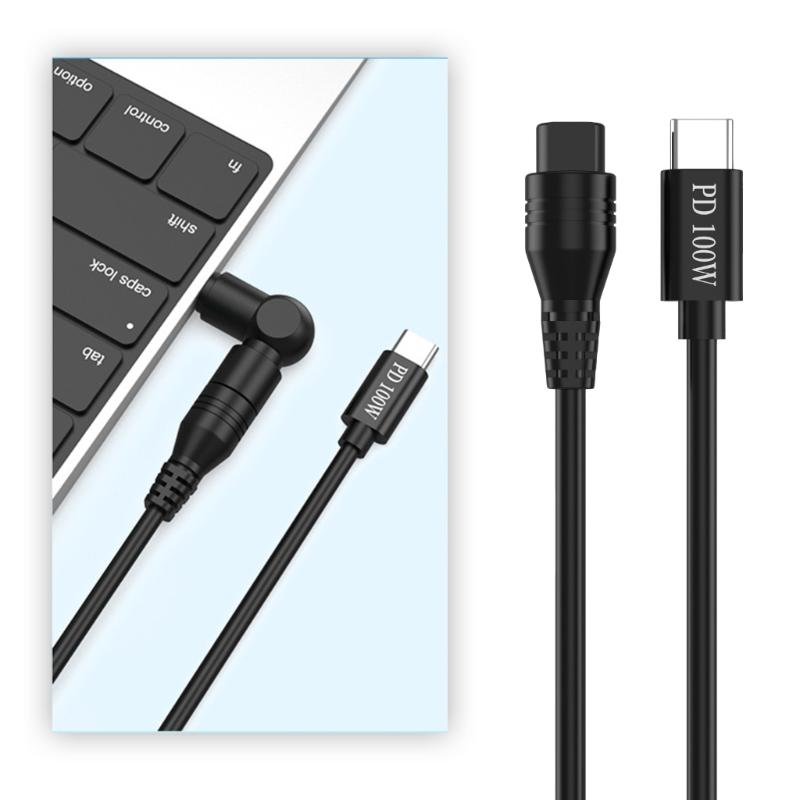Кабель для быстрой зарядки USB Type C PD100W с 3-контактным разъемом и интеллектуальной системой согласования напряжения