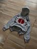 European and American cross-border y2k street punk zipper sweater personalized American retro goth dark subculture hoodie
