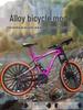 TikTok Alloy Softtail Mountain Bike Model Toy