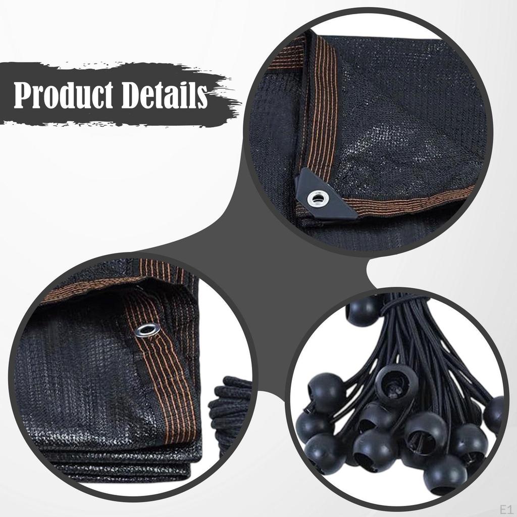 Chicken Coop Cover Tarp with Grommets Shading Awning Shade Cloth Netting for Outside Run Pen