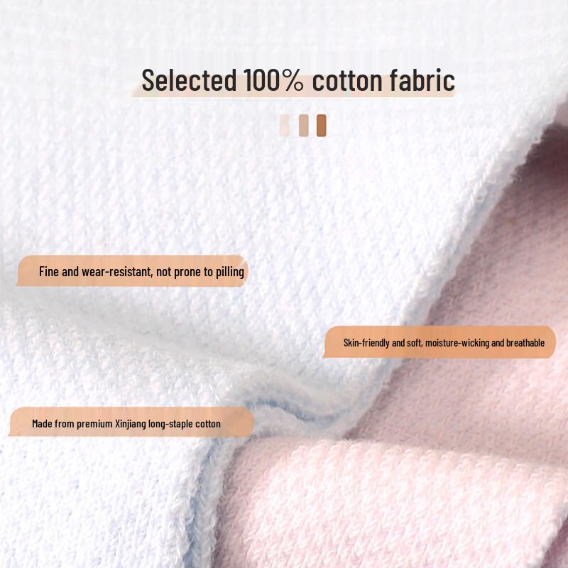 LangSha Women's Mid-Tube Mesh Cotton Socks (6 Pairs)