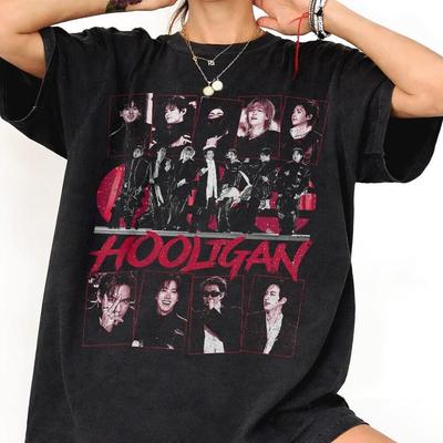 2026 Summer Fashion Trendy Men Women Vintage Hooligan 90s Kpop Shirt, Gifts for FanHip Hop Streetwear Oversized Tshirt Short Sleeve Casual Clothing