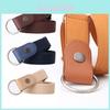 Womens Elastic Invisible Leather Belt For Denim Jeans With Pin Buckle For Casual And Office Wear