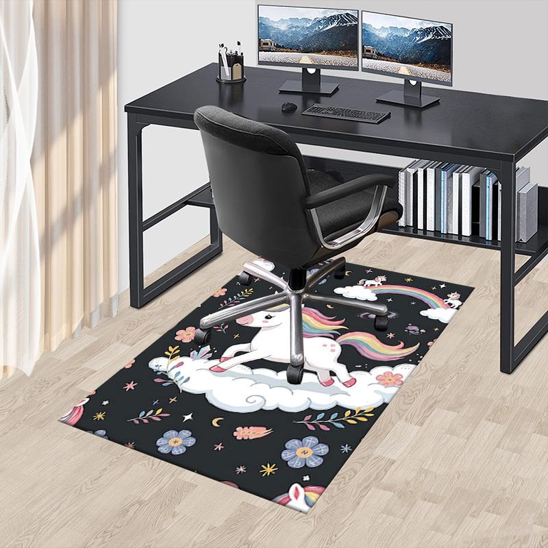 1PC Unicorn Clouds Extra Large Non-Slip Floor Carpet, Office, Family, Bedroom, Studio - Large Area RugJ0366