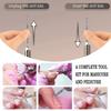 Iridescent Tungsten Steel Nail Polishing & Dead Skin Removal Set