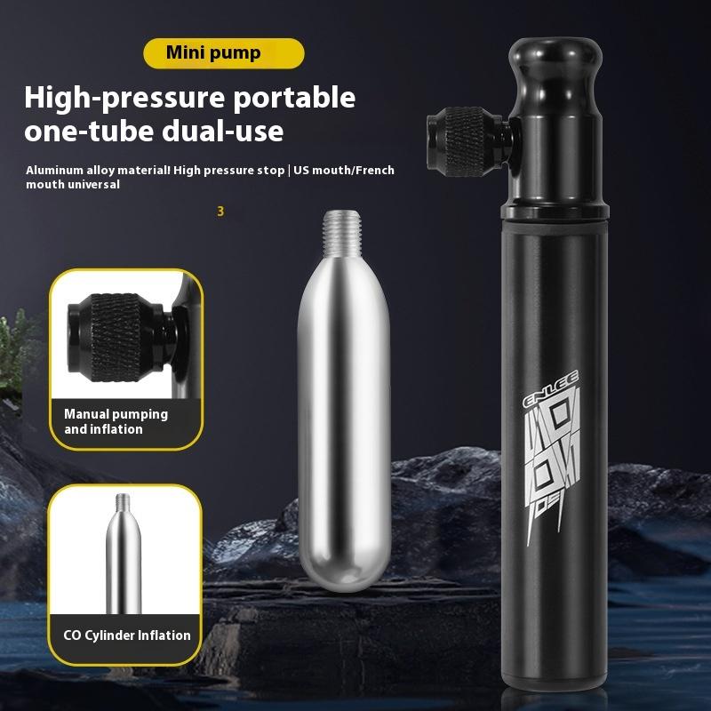 ENLEE Portable Mini Bicycle Pump Multifunctional High-Pressure Plastic Equipment Universal Presta Schrader Mouth for Mountain