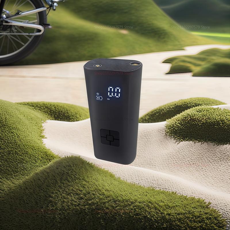 Portable Wireless Tire Inflator Pump for Car Motorcycle Bicycle Balls LCD Display Compact Electric Air Compressor