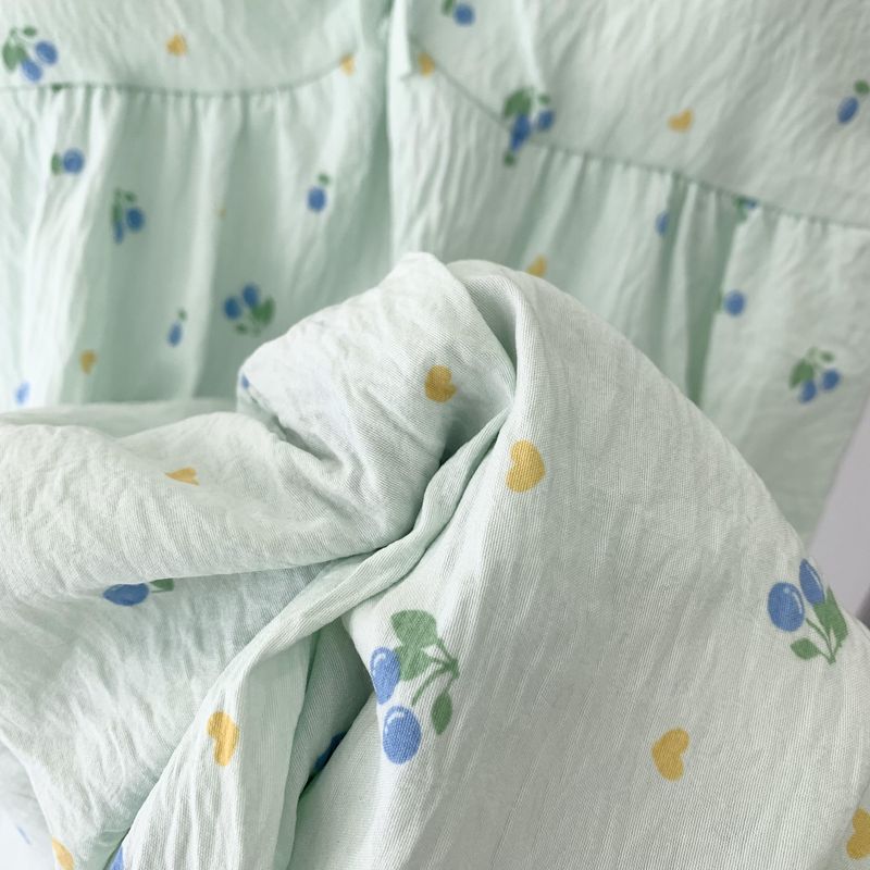 Padded Strap Nightdress Women's Summer Cotton Cloth Sleeveless Pajamas Bra-Free Vest Dress Cloud Cotton Home Wear