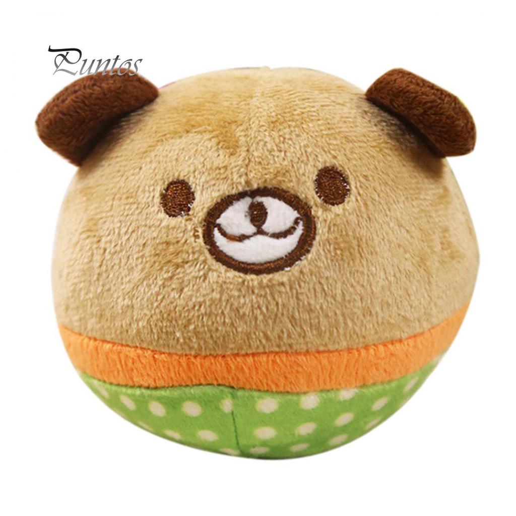 Pet Puppy Chew Play Squeaker Squeaky Plush Sound Toy For Dog