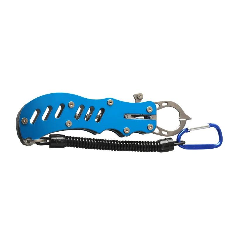 

Aluminum Alloy Multi-Function Fishing Controller Fish Jaw Clamp Large Game Fish Drop Rope Loss Hand Fishing Tool Box