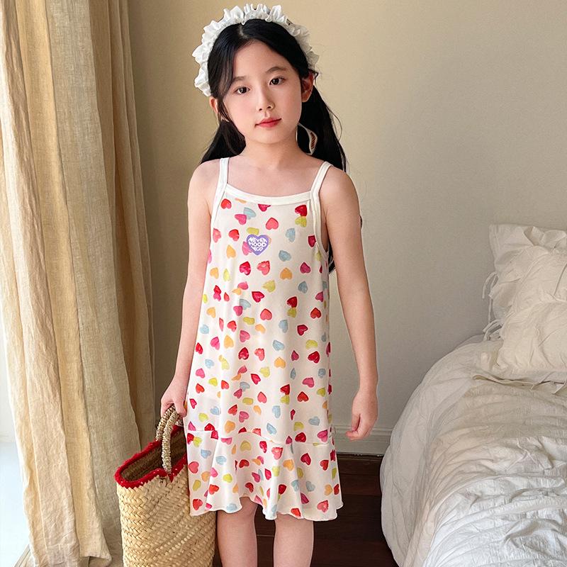 Mädchen Niedliches Sommer Trägerkleid - Modischer Prinzessinnenstil für Kleinkinder