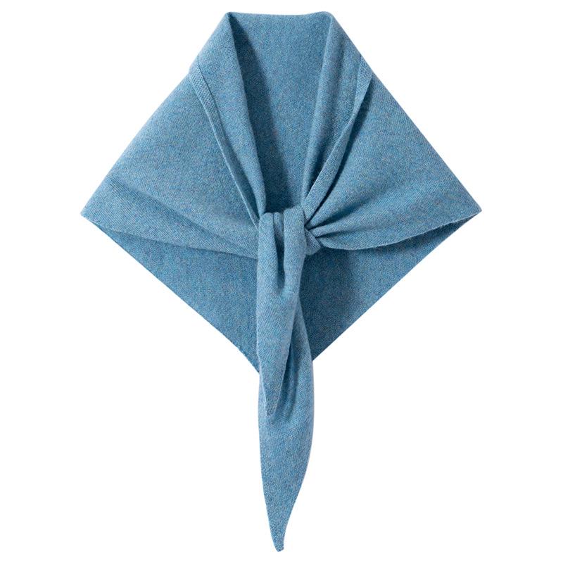 Women s Cashmere Knit Triangle Neck Scarf Shawl - Autumn/Winter 2025 Collection 118-45