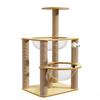 Extra-Large Cat Climbing Frame & Bed: Multi-Layer Space Capsule with Scratch-Resistant Sisal Posts - Durable and Shed-Free.