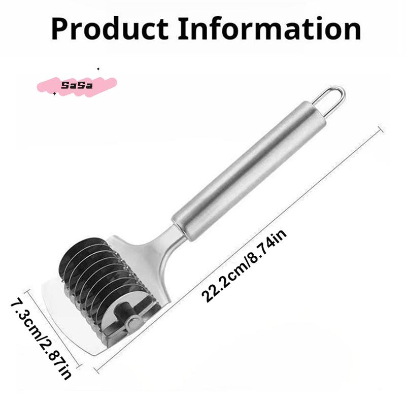 1Pc Stainless Steel Manual Spaghetti Cutter Pasta Maker Dough Noodle Machine Ginger Garlic Roll Crusher Kitchen Cooking Gadget