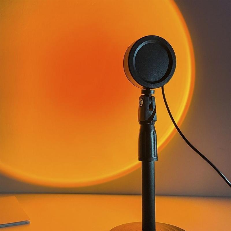 LED USB Sonnenuntergang Projektorlampe Heimdekoration Tragbares Nachtlicht Stimmungs-Neonlicht