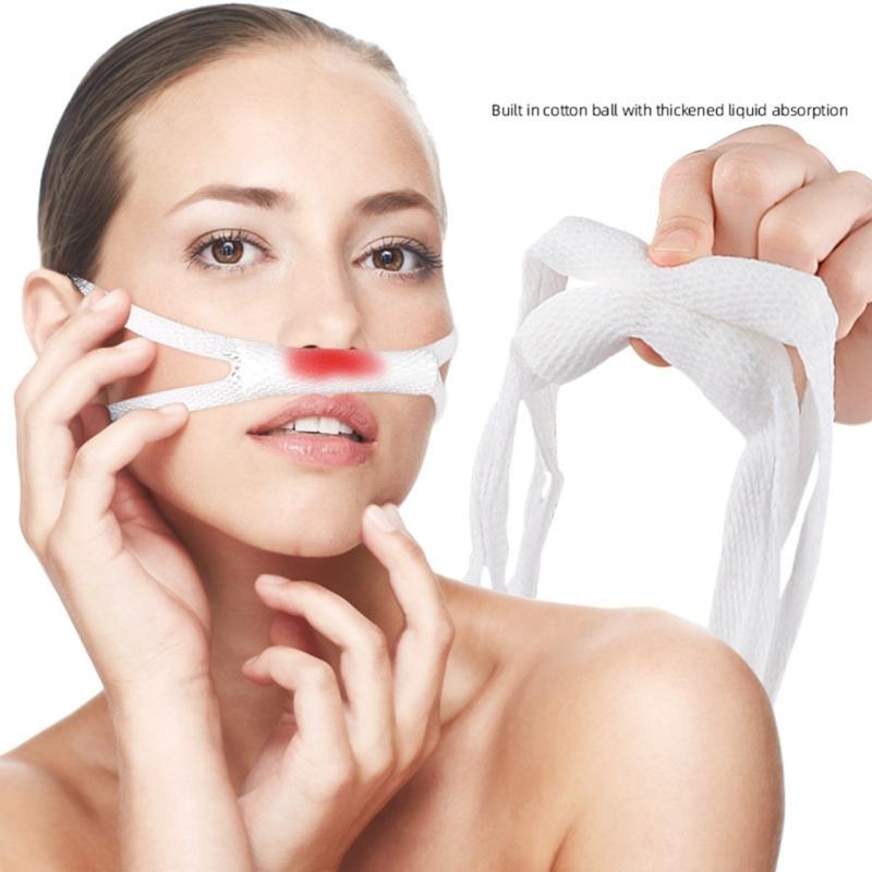 5Pcs Reusable Nose Bridge Guards Stretchable Medicals Stretch Bandage Holder Comfortable Cotton Padding Non Slip