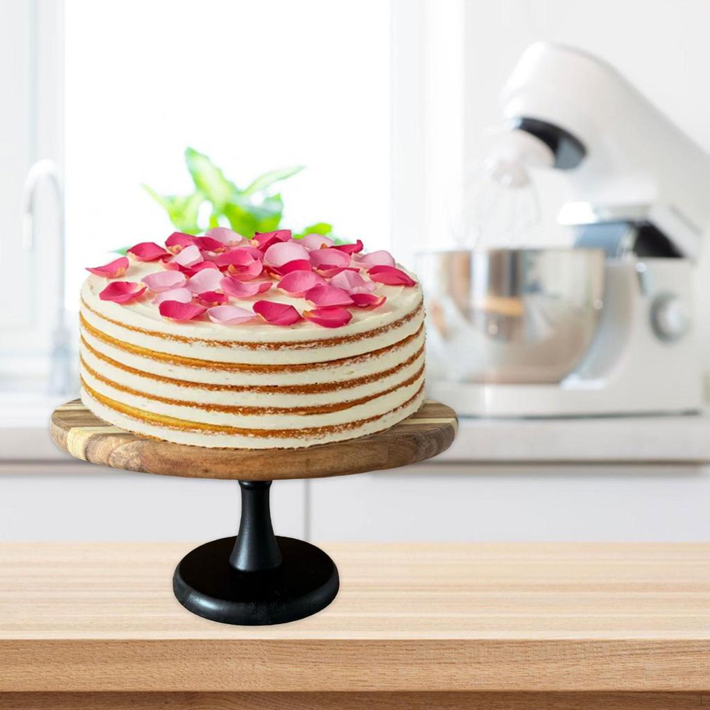 Kuchenständer Keks Gebäck Serviertablett Holz Vielseitiger Plattenhalter für Hotel Hochzeit