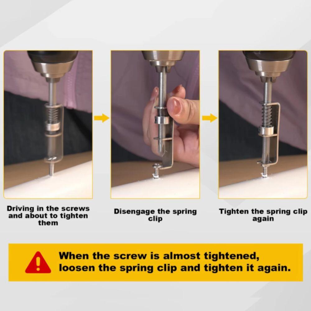 Anti-Drop Spring-Loaded Screw Holder Wear Resist Bit Retaining Adapter  Garage Repair