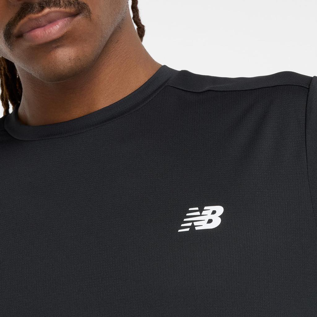New Balance MT51802 Sport Long Sleeve BK T-Shirt (MT51802) Men's (Black)